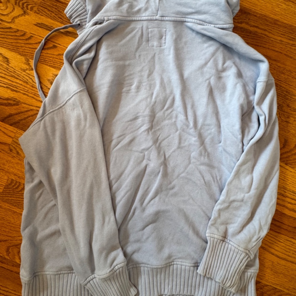 Aerie Light Blue Hoodie Sweatshirt - Picture 4 of 4